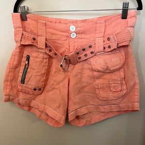 Johnny Was Pete & Greta Linen Cargo Shorts